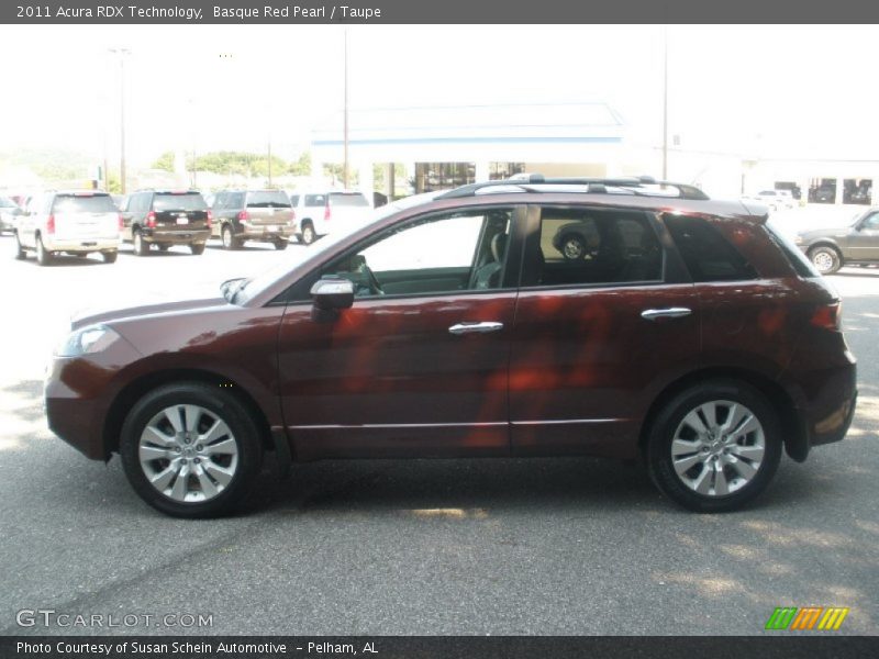 Basque Red Pearl / Taupe 2011 Acura RDX Technology