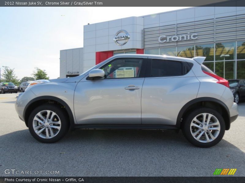 Chrome Silver / Gray/Silver Trim 2012 Nissan Juke SV