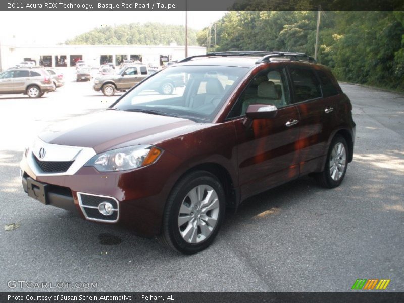 Basque Red Pearl / Taupe 2011 Acura RDX Technology