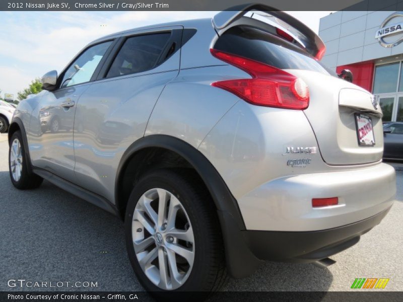 Chrome Silver / Gray/Silver Trim 2012 Nissan Juke SV