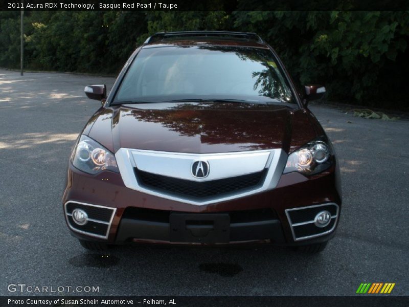 Basque Red Pearl / Taupe 2011 Acura RDX Technology