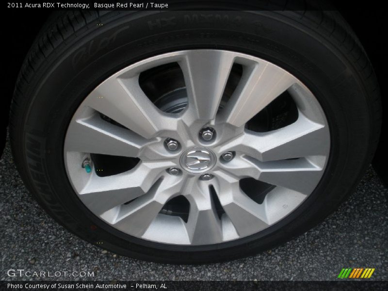 Basque Red Pearl / Taupe 2011 Acura RDX Technology