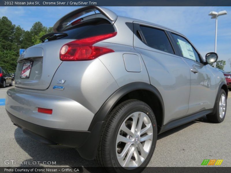 Chrome Silver / Gray/Silver Trim 2012 Nissan Juke SV