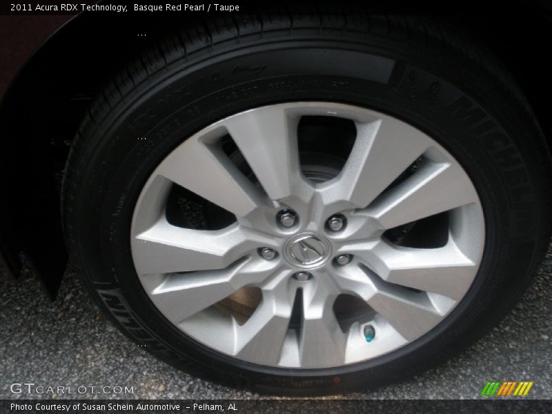 Basque Red Pearl / Taupe 2011 Acura RDX Technology