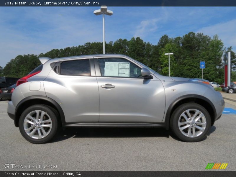 Chrome Silver / Gray/Silver Trim 2012 Nissan Juke SV
