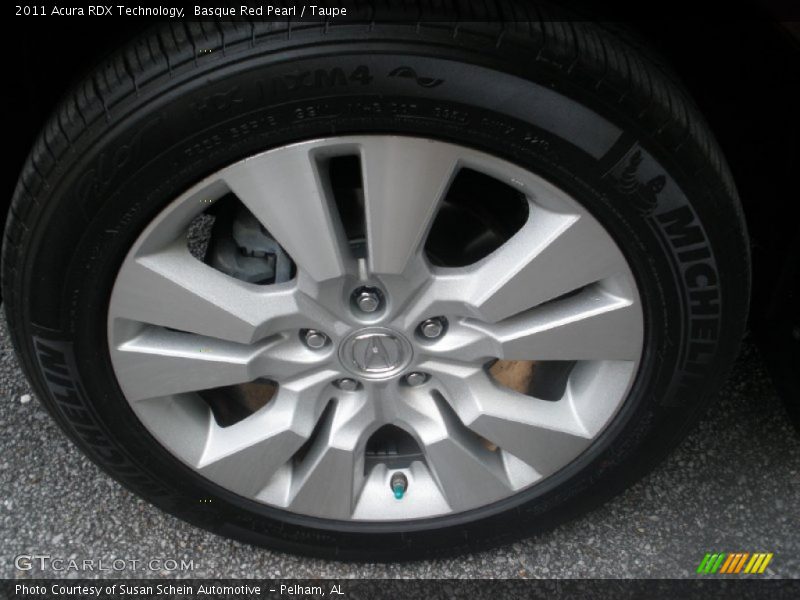 Basque Red Pearl / Taupe 2011 Acura RDX Technology