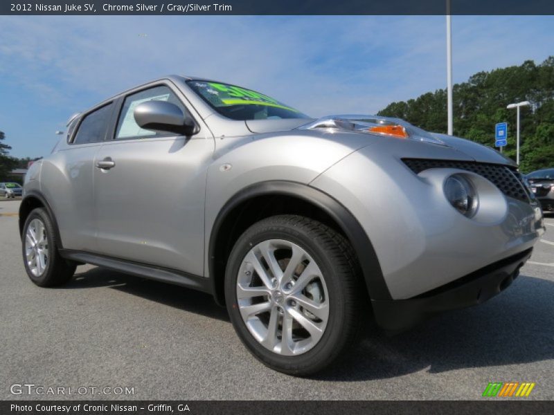 Chrome Silver / Gray/Silver Trim 2012 Nissan Juke SV