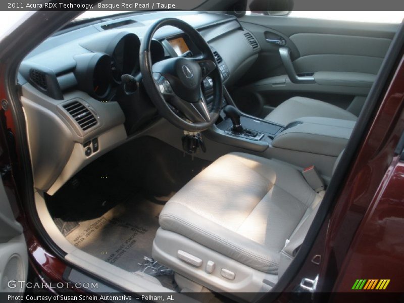 Basque Red Pearl / Taupe 2011 Acura RDX Technology