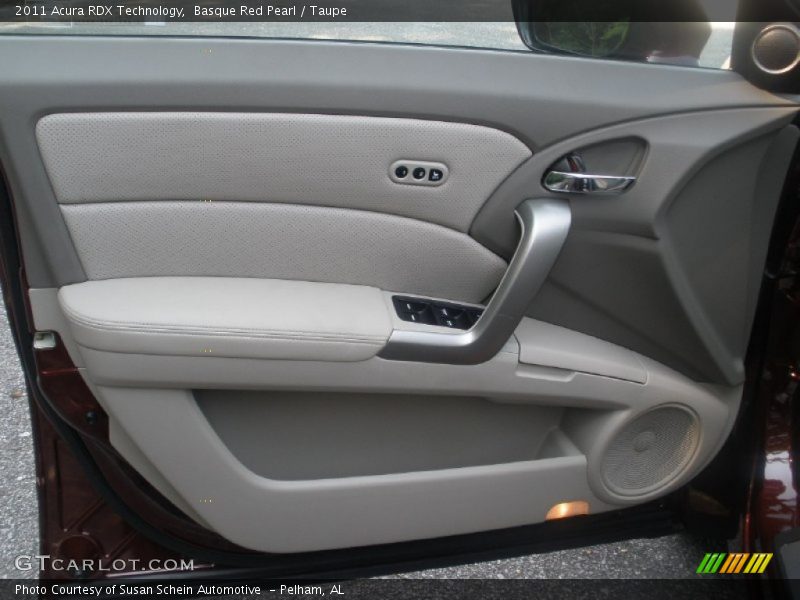 Basque Red Pearl / Taupe 2011 Acura RDX Technology
