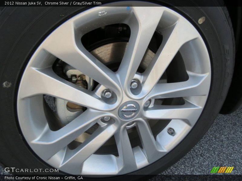 Chrome Silver / Gray/Silver Trim 2012 Nissan Juke SV