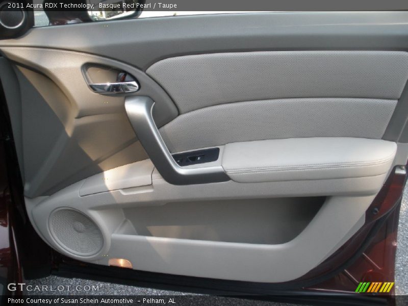 Basque Red Pearl / Taupe 2011 Acura RDX Technology