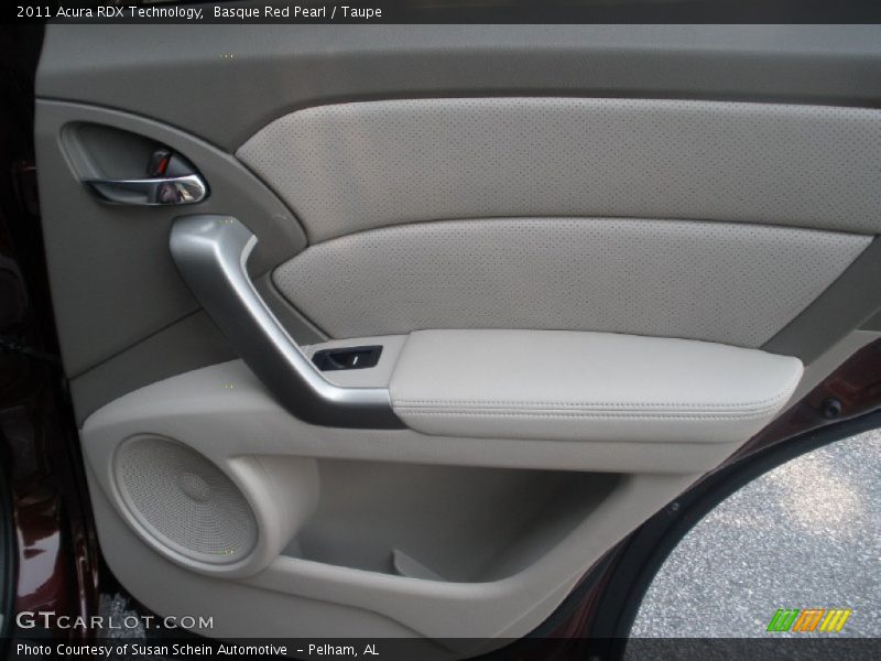 Basque Red Pearl / Taupe 2011 Acura RDX Technology
