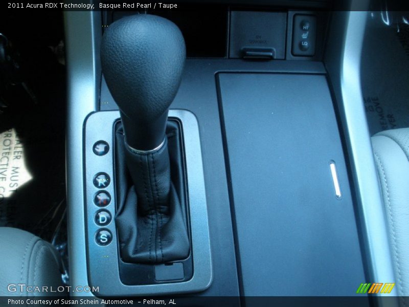 Basque Red Pearl / Taupe 2011 Acura RDX Technology