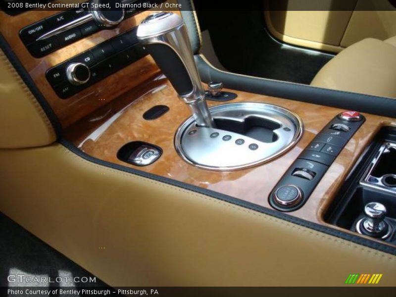 Diamond Black / Ochre 2008 Bentley Continental GT Speed