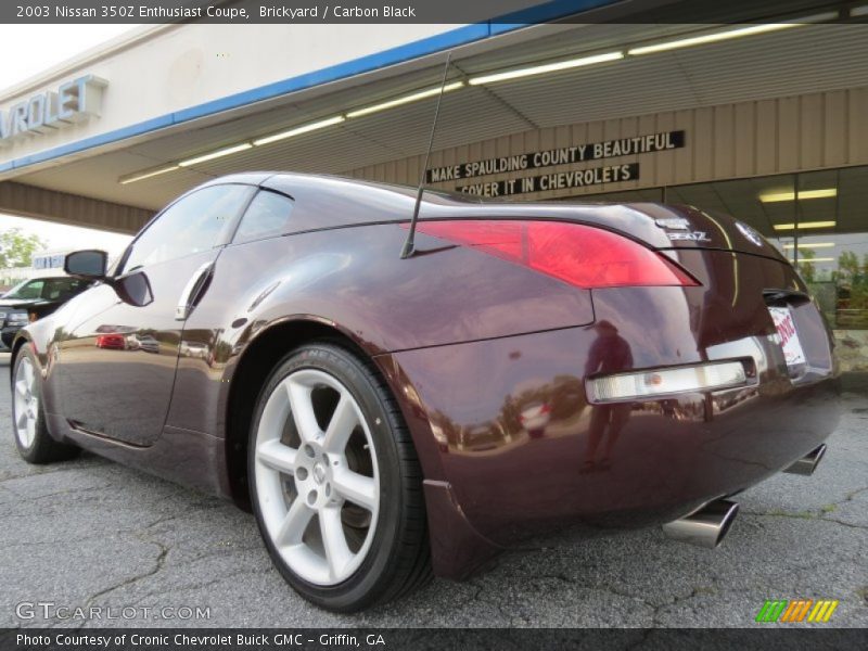 Brickyard / Carbon Black 2003 Nissan 350Z Enthusiast Coupe