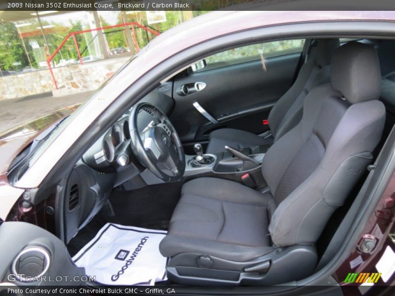  2003 350Z Enthusiast Coupe Carbon Black Interior