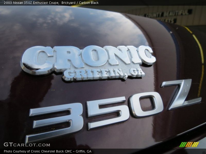 Brickyard / Carbon Black 2003 Nissan 350Z Enthusiast Coupe