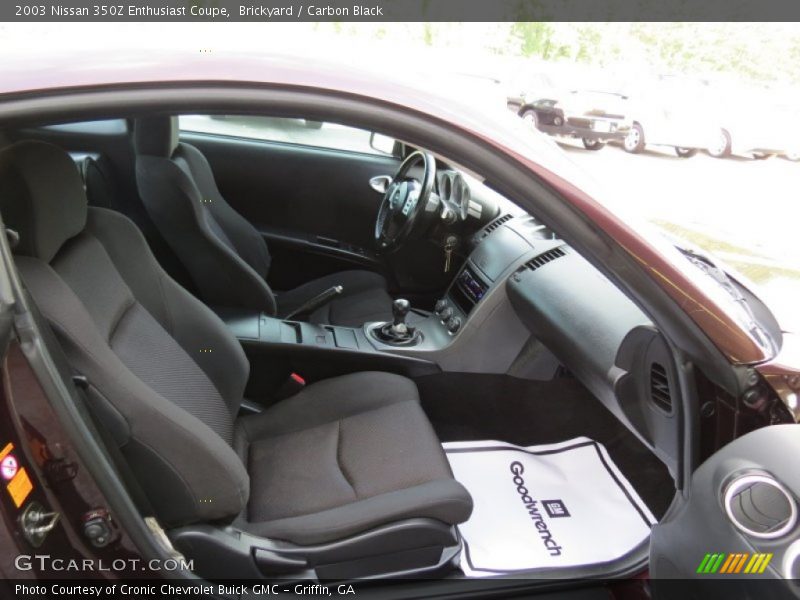  2003 350Z Enthusiast Coupe Carbon Black Interior