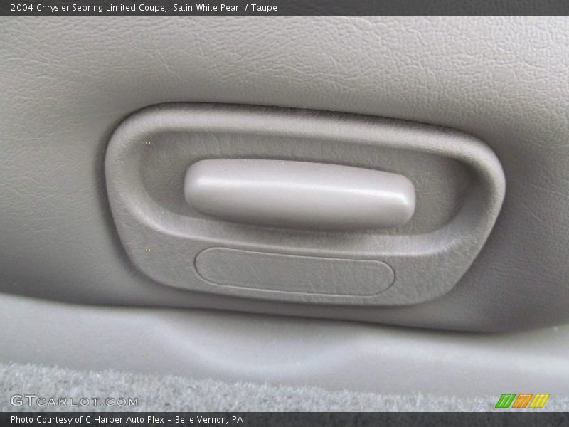 Satin White Pearl / Taupe 2004 Chrysler Sebring Limited Coupe