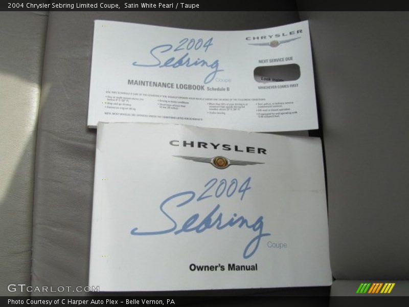 Books/Manuals of 2004 Sebring Limited Coupe
