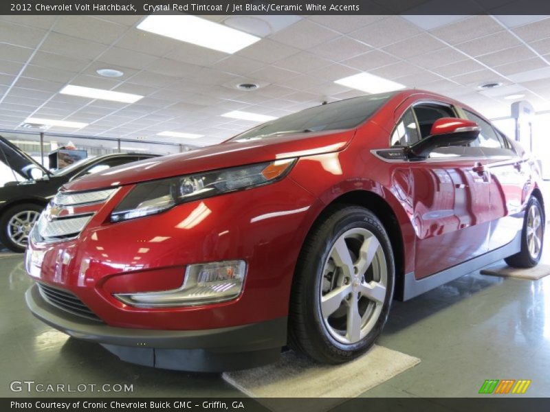 Crystal Red Tintcoat / Jet Black/Ceramic White Accents 2012 Chevrolet Volt Hatchback