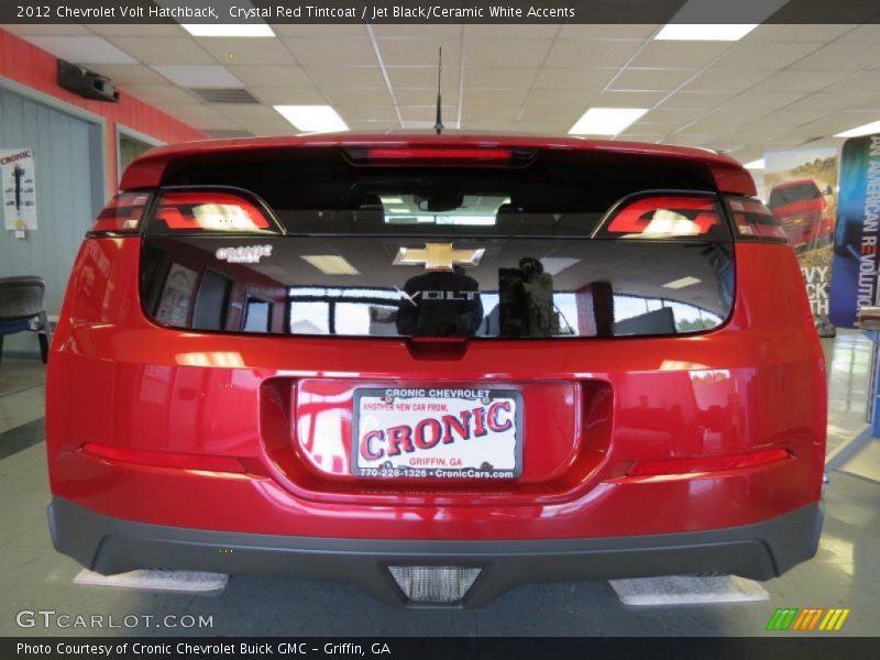 Crystal Red Tintcoat / Jet Black/Ceramic White Accents 2012 Chevrolet Volt Hatchback