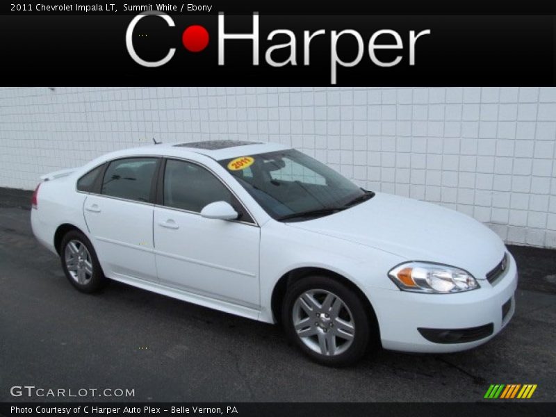 Summit White / Ebony 2011 Chevrolet Impala LT