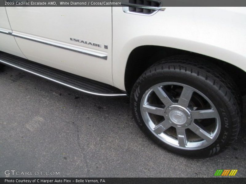 White Diamond / Cocoa/Cashmere 2009 Cadillac Escalade AWD