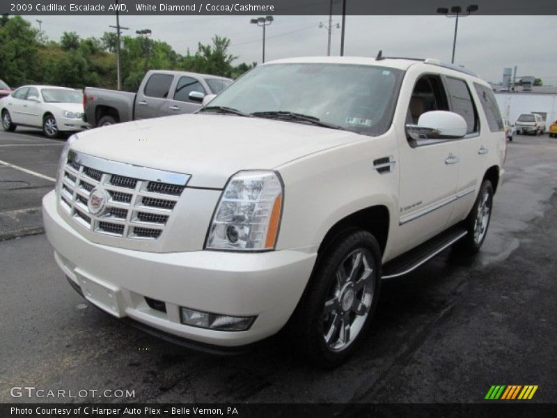 White Diamond / Cocoa/Cashmere 2009 Cadillac Escalade AWD