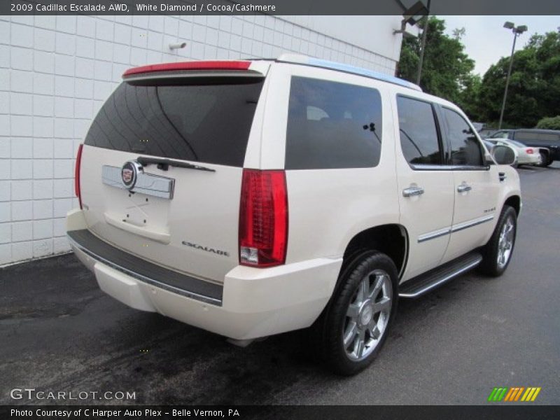 White Diamond / Cocoa/Cashmere 2009 Cadillac Escalade AWD