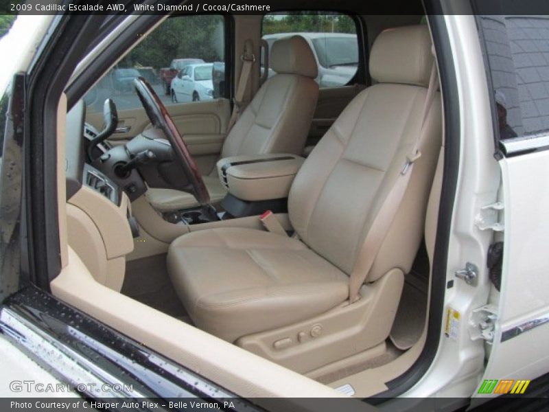White Diamond / Cocoa/Cashmere 2009 Cadillac Escalade AWD