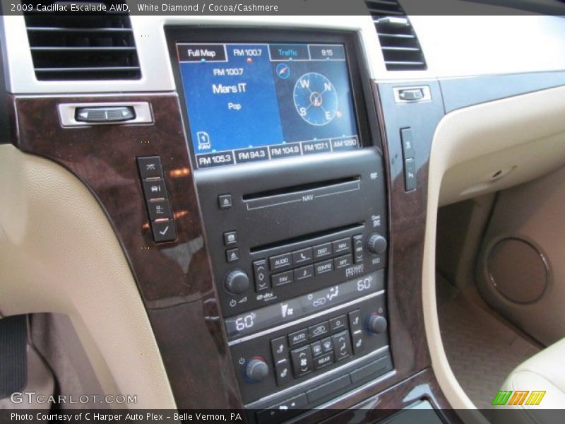 White Diamond / Cocoa/Cashmere 2009 Cadillac Escalade AWD