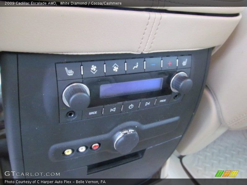 White Diamond / Cocoa/Cashmere 2009 Cadillac Escalade AWD
