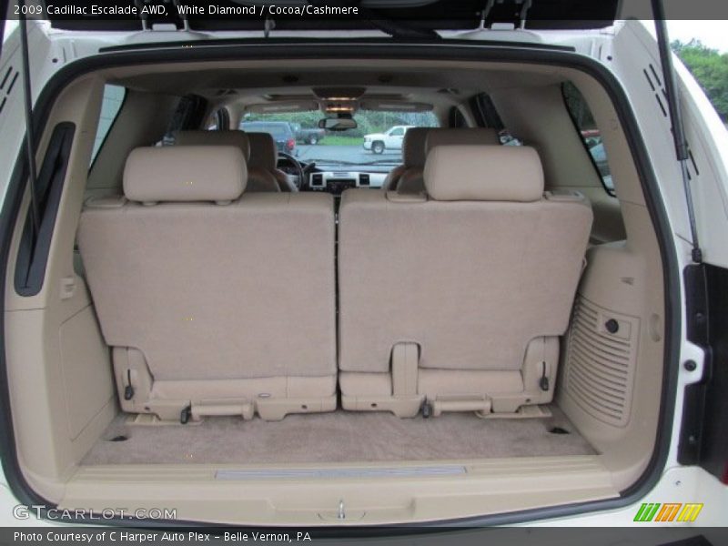 White Diamond / Cocoa/Cashmere 2009 Cadillac Escalade AWD