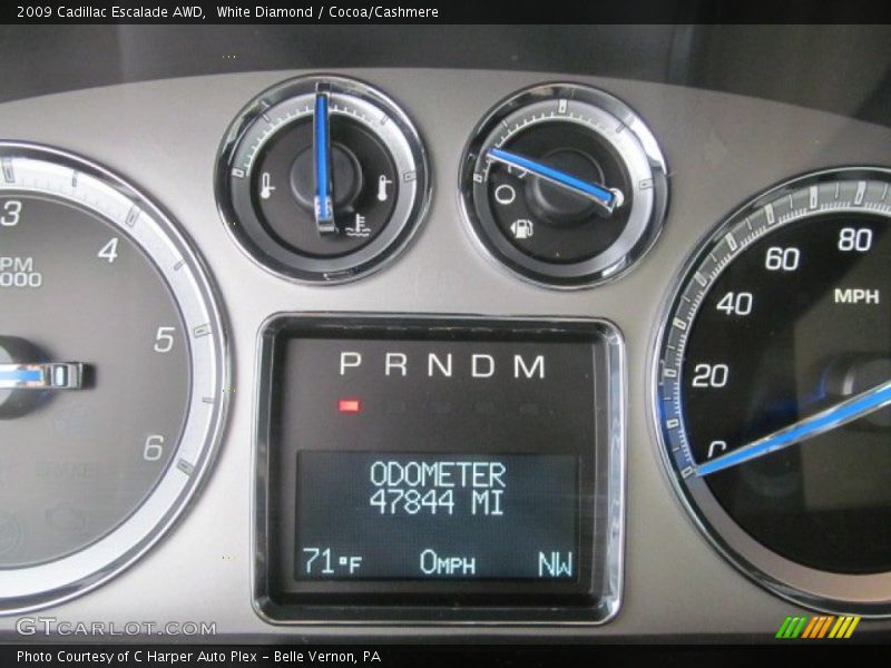 White Diamond / Cocoa/Cashmere 2009 Cadillac Escalade AWD