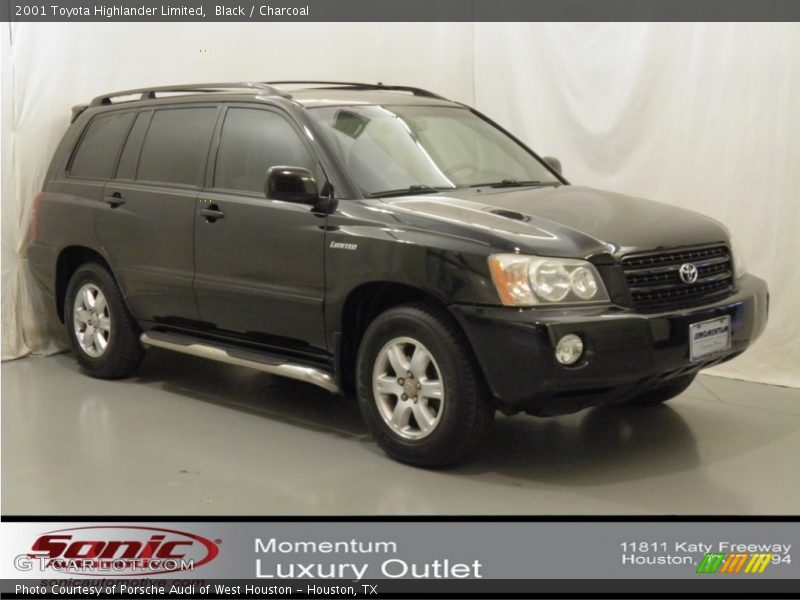 Black / Charcoal 2001 Toyota Highlander Limited