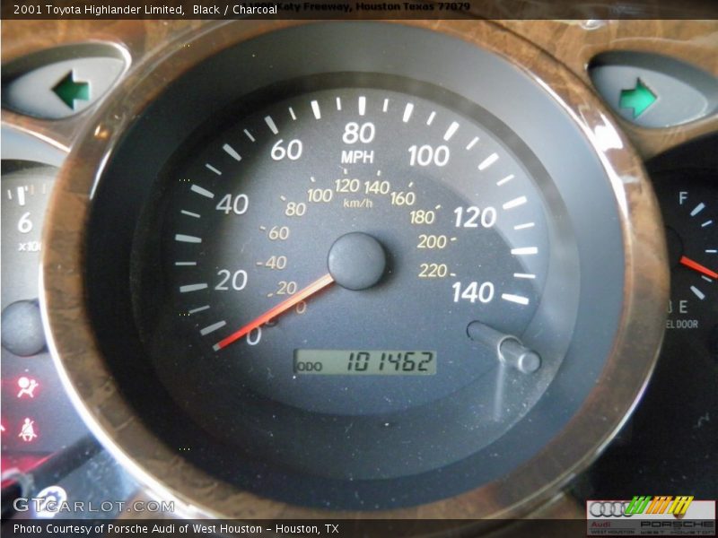 Black / Charcoal 2001 Toyota Highlander Limited