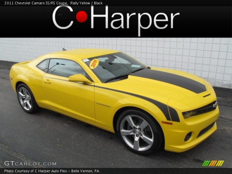 Rally Yellow / Black 2011 Chevrolet Camaro SS/RS Coupe