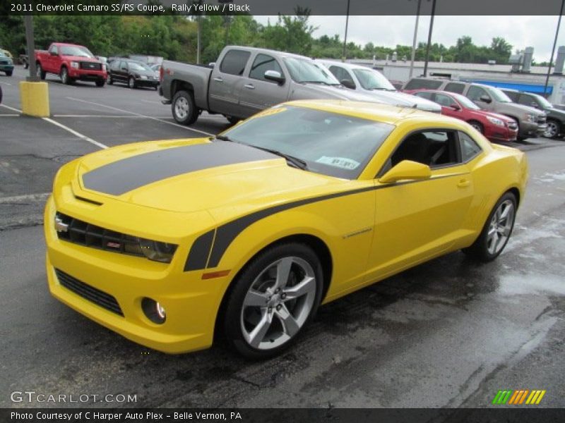 Rally Yellow / Black 2011 Chevrolet Camaro SS/RS Coupe