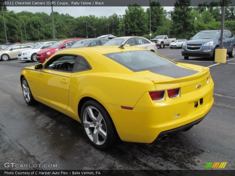 Rally Yellow / Black 2011 Chevrolet Camaro SS/RS Coupe