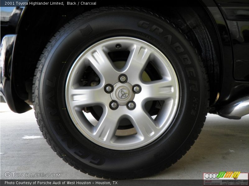 Black / Charcoal 2001 Toyota Highlander Limited