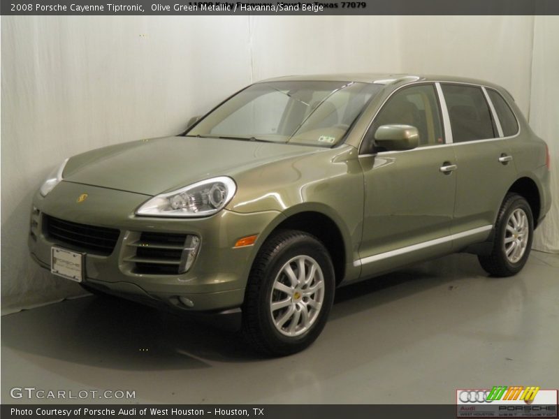 Olive Green Metallic / Havanna/Sand Beige 2008 Porsche Cayenne Tiptronic