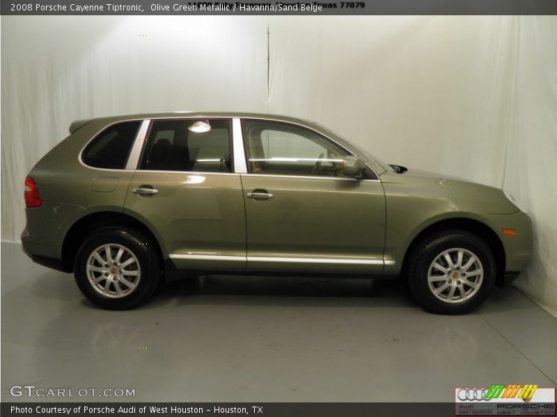 Olive Green Metallic / Havanna/Sand Beige 2008 Porsche Cayenne Tiptronic