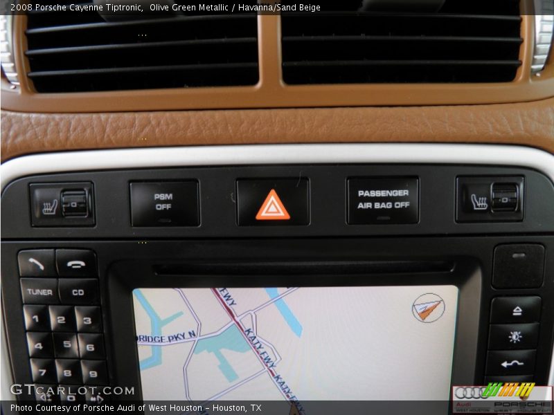 Olive Green Metallic / Havanna/Sand Beige 2008 Porsche Cayenne Tiptronic