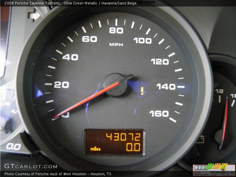 Olive Green Metallic / Havanna/Sand Beige 2008 Porsche Cayenne Tiptronic