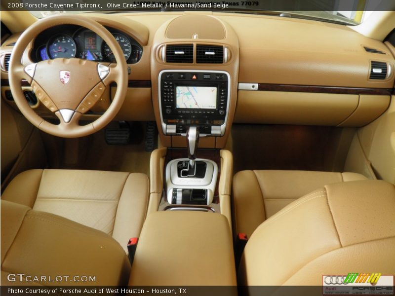 Olive Green Metallic / Havanna/Sand Beige 2008 Porsche Cayenne Tiptronic