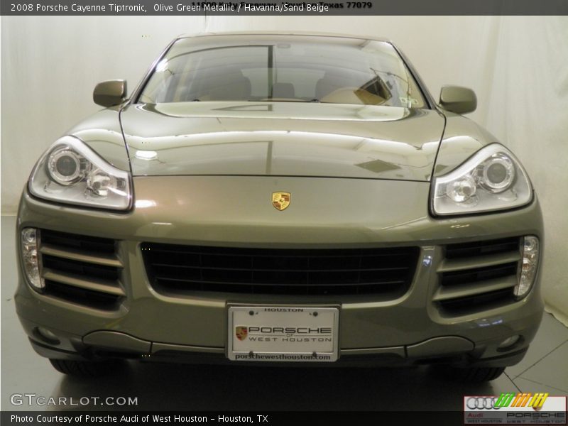 Olive Green Metallic / Havanna/Sand Beige 2008 Porsche Cayenne Tiptronic