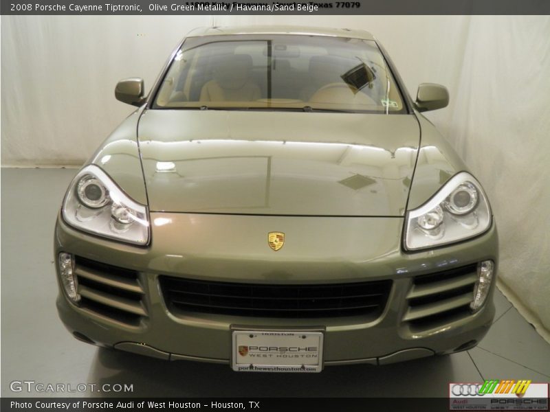 Olive Green Metallic / Havanna/Sand Beige 2008 Porsche Cayenne Tiptronic