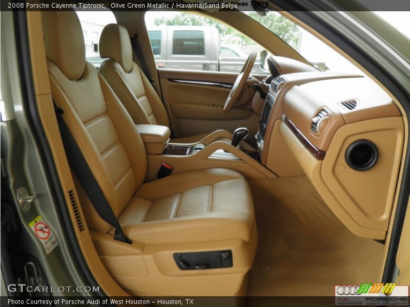Olive Green Metallic / Havanna/Sand Beige 2008 Porsche Cayenne Tiptronic