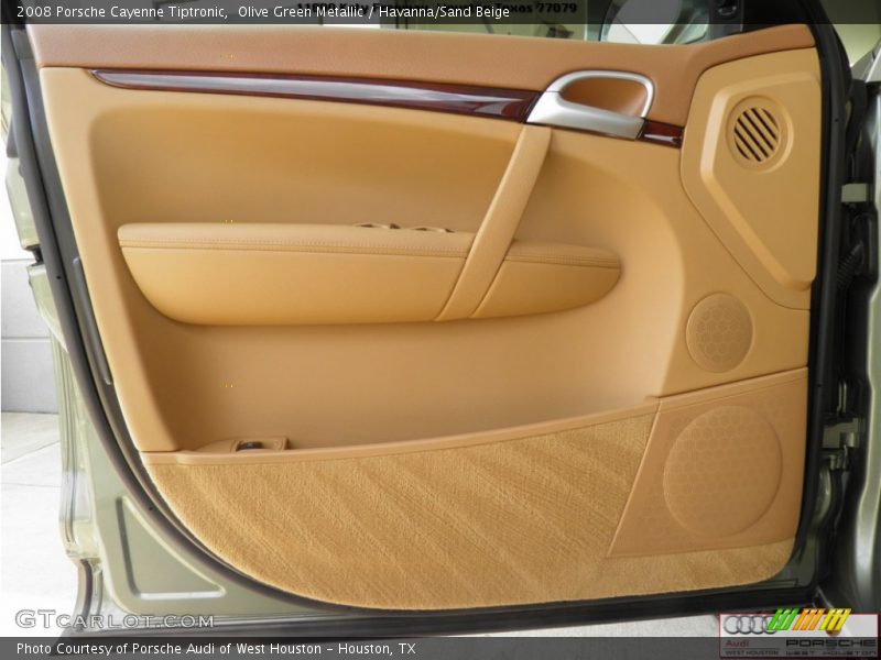 Olive Green Metallic / Havanna/Sand Beige 2008 Porsche Cayenne Tiptronic